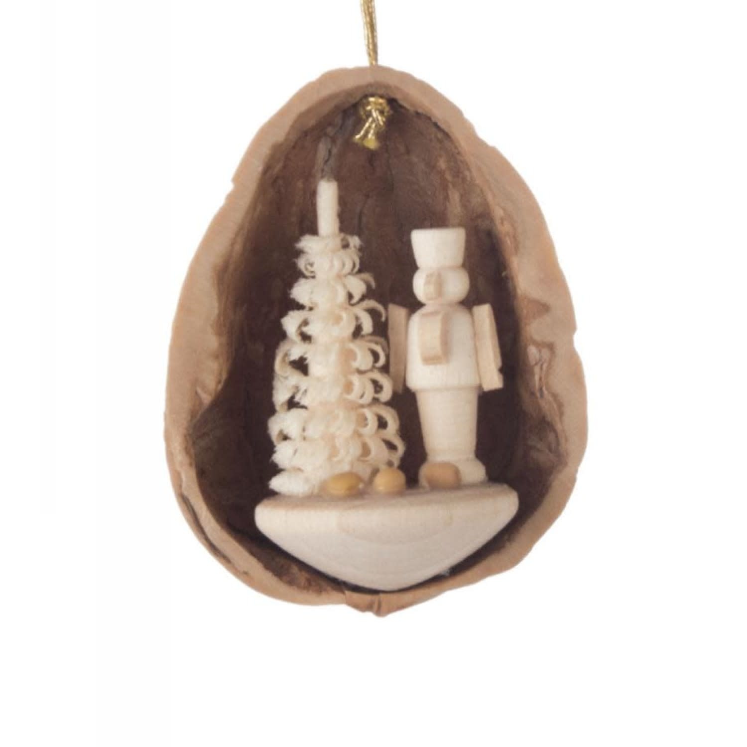 199/442  Walnut shell Ornament with nutcracker