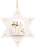 Christian Ulbricht 10-0665 Ulbricht ORN -   Star White With Snowman