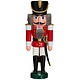 Seiffener Volkskunst eG 11302/1 Nutcracker - Hussar (Red, Small)  11 inches