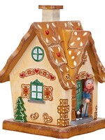 Hubrig 105h4009 Hubrig  Smoker Winter Children Gingerbread House   6.7 inches