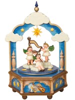 Hubrig 104h3002 Hubrig Music Box-Musical Angels "Angels We Have Heard on High"