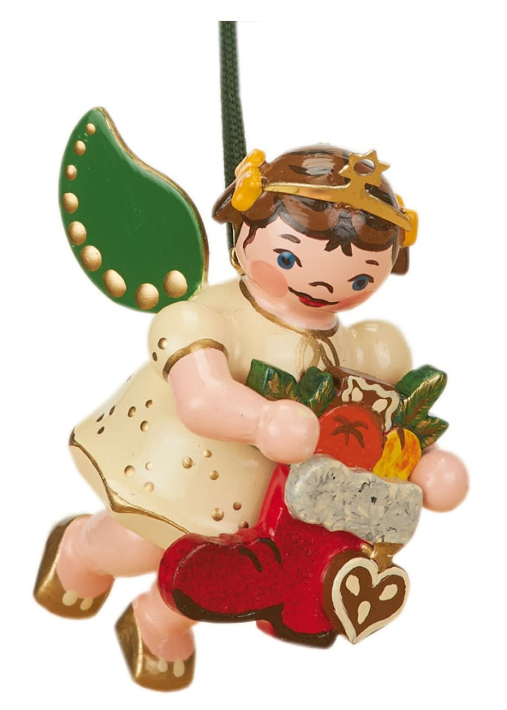 Hubrig 120h1006 Angel with Boots Ornament - 2.36 inches high