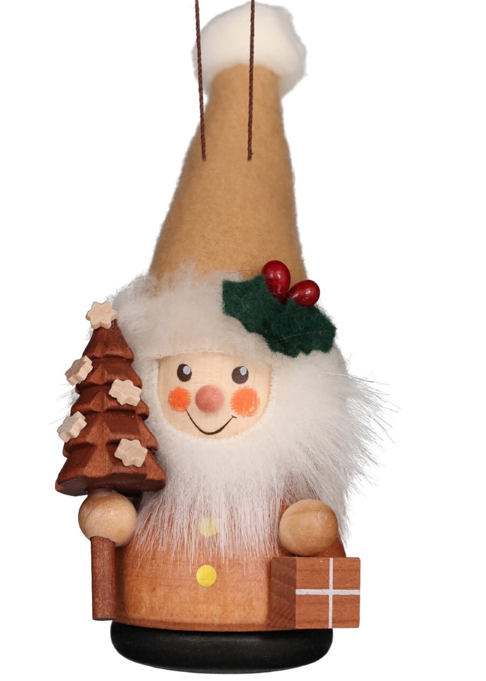 Christian Ulbricht 15-0200 Ulbricht Ornament - Santa with Tree (Wobble)