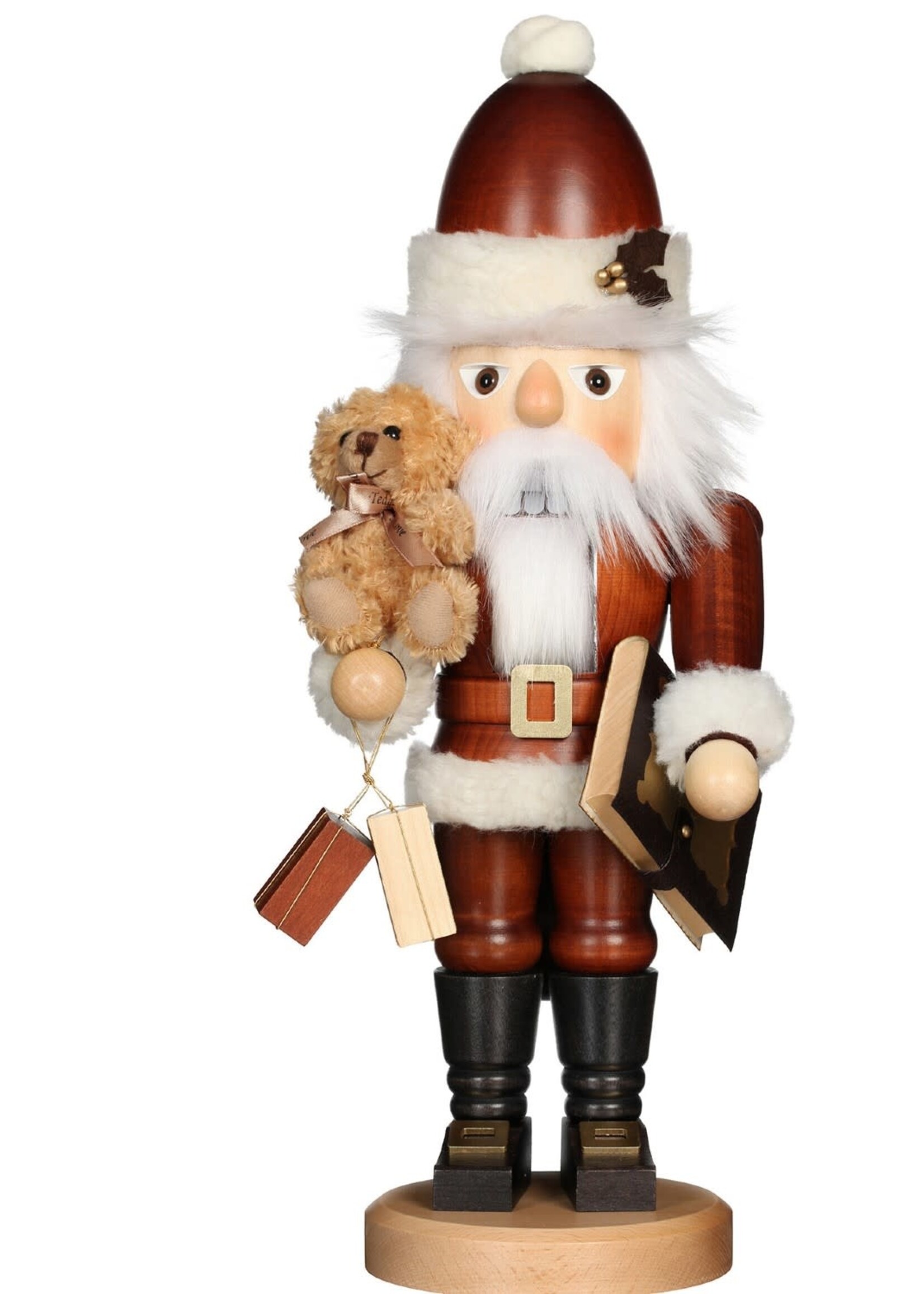Christian Ulbricht 32-965 Ulbricht Nutcracker - Santa with Teddy  18 inches