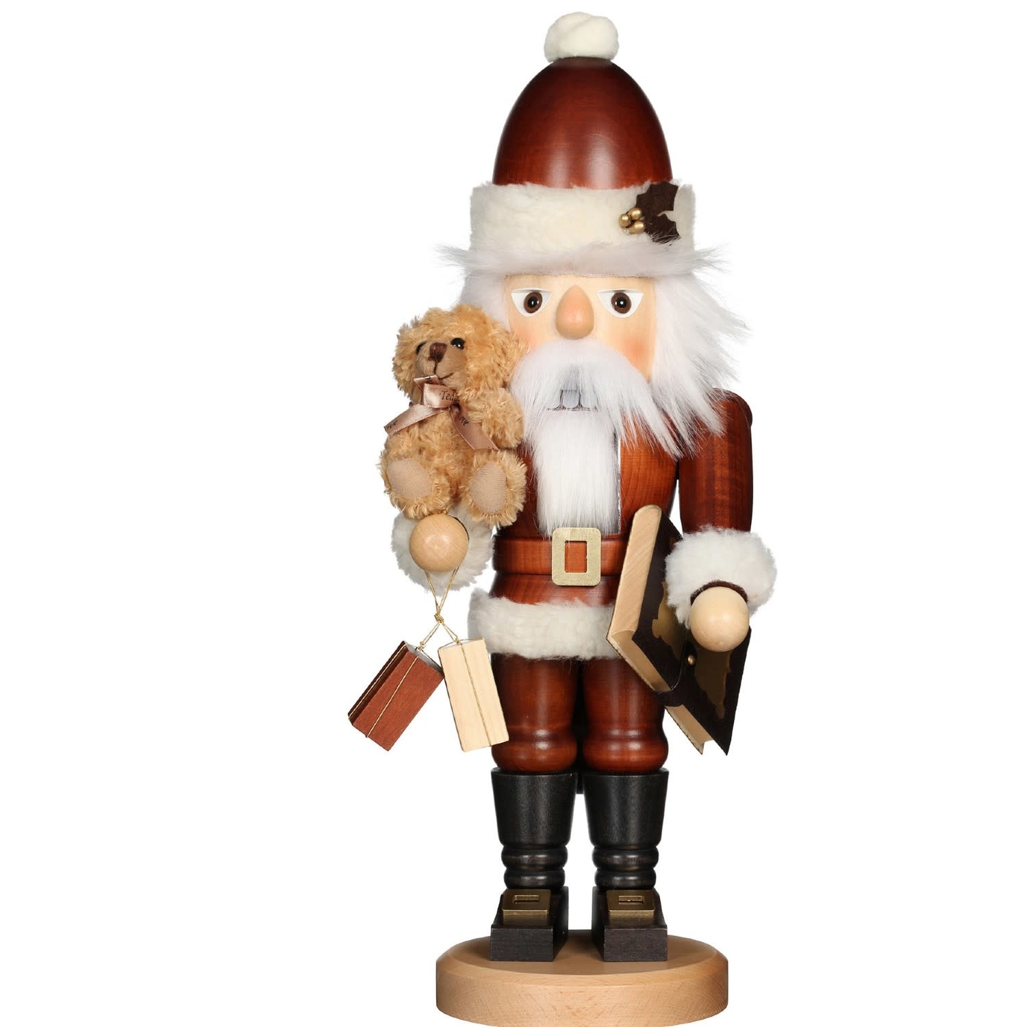 Christian Ulbricht 32-965 Ulbricht Nutcracker - Santa with Teddy  18 inches