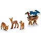 Hubrig 110h3009 Winter Children - Manger with 3 Deer
