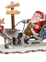 Hubrig 110h0041 Winter Children - Santa is Coming to Town  3.1 inches
