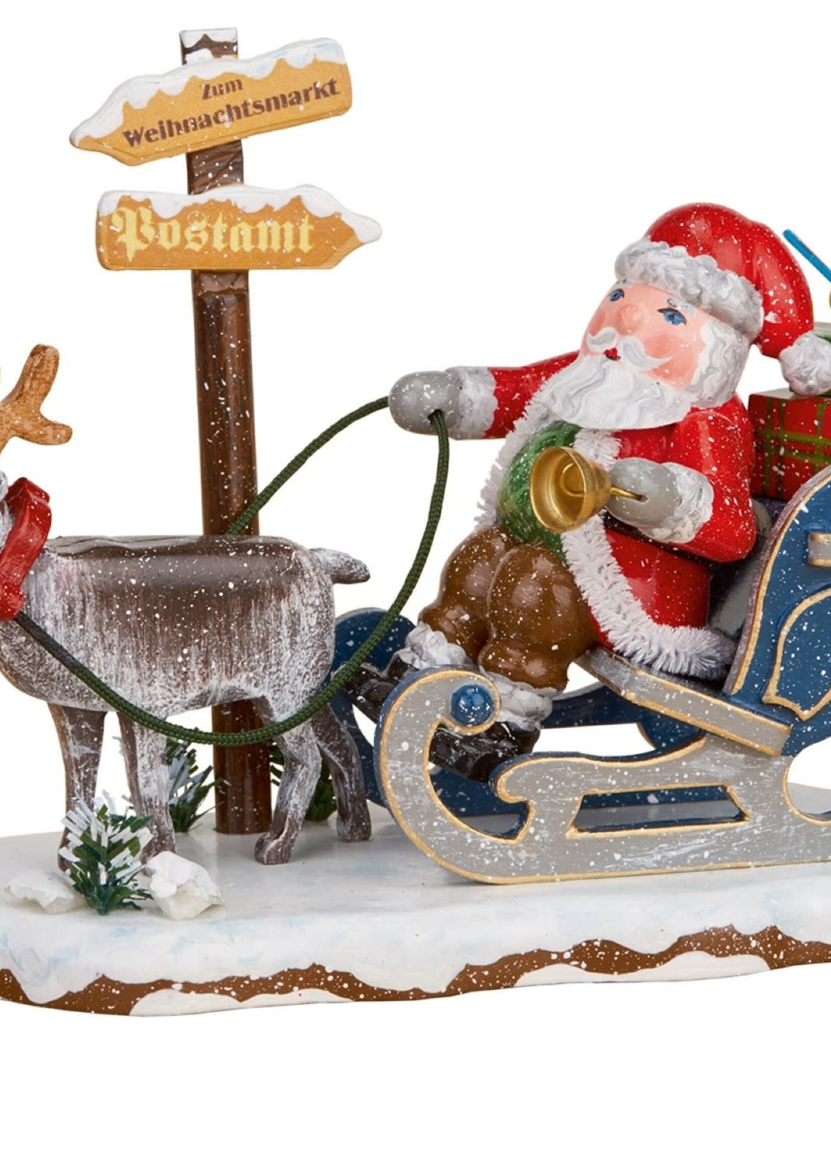 Hubrig 110h0041 Winter Children - Santa is Coming to Town  3.1 inches