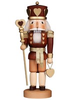 Christian Ulbricht 32-320  Ulbricht Nutcracker - King of Hearts (Natural) 15 inches