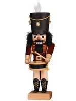 Christian Ulbricht 32-625 Ulbricht Nutcracker -Drummer (Natural)  12 inches