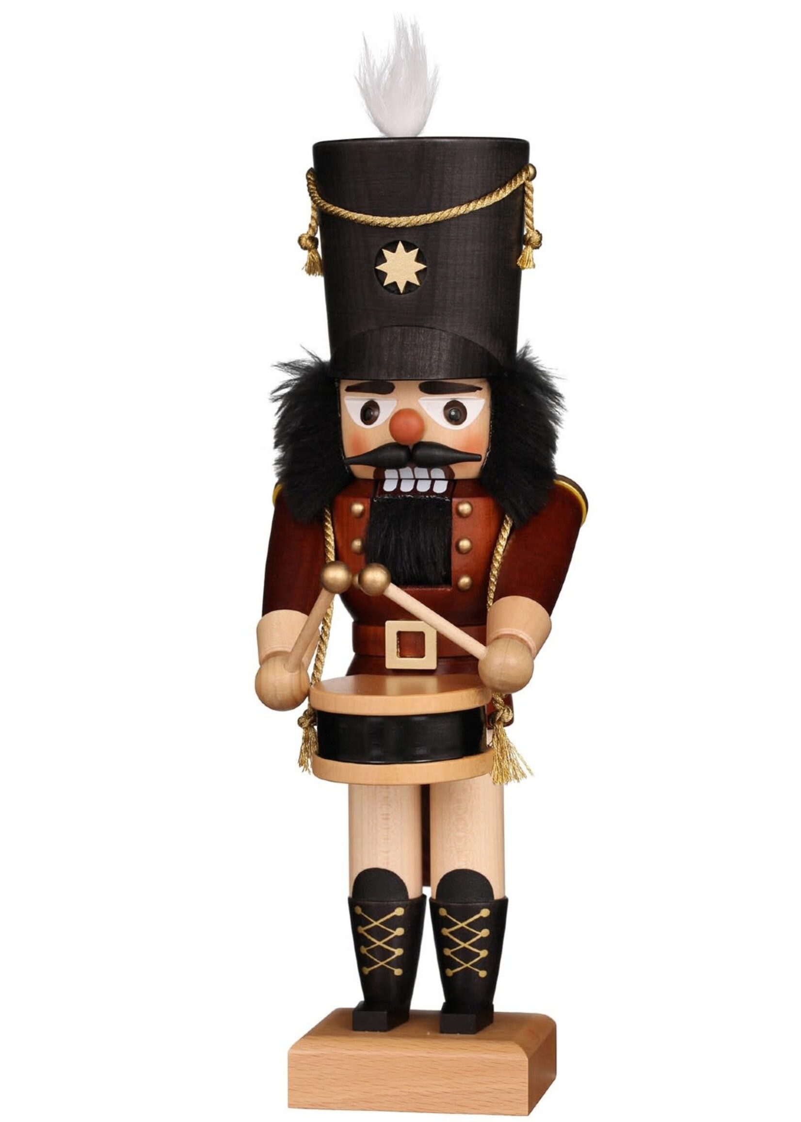 Christian Ulbricht 32-625 Ulbricht Nutcracker -Drummer (Natural)  12 inches
