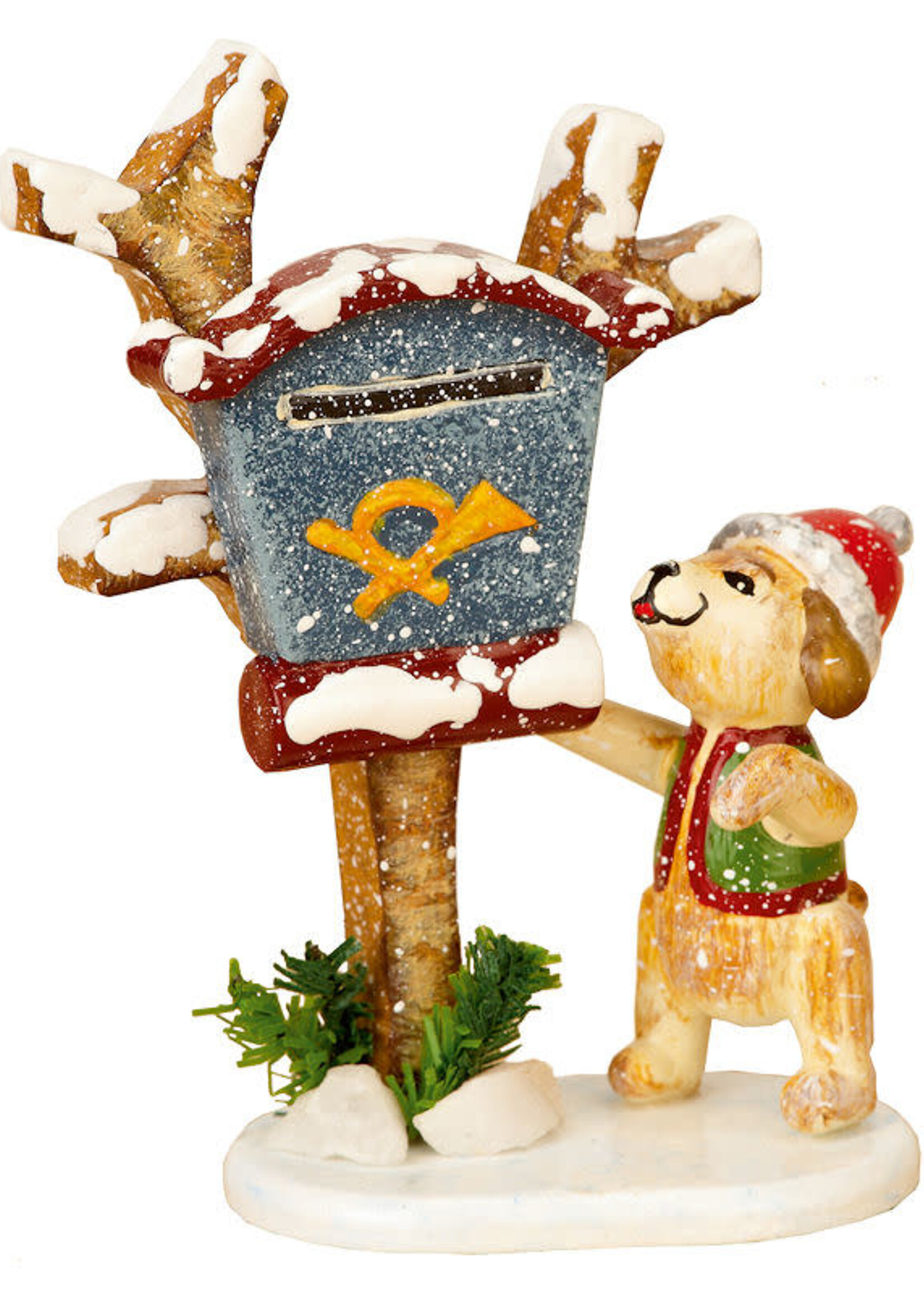 Hubrig 110h3008  Winter- Children-Newspaper Delivery - 2 inches