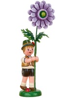 Hubrig 308h0013 Flower Children-Boy with Dahlia  4.3 inches