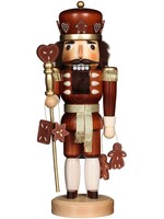 Christian Ulbricht 32-328  Ulbricht NC- Gingerbread King (Natural) 15 inches