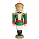 Seiffener Volkskunst eG 11611/4 Green King Nutcracker Ornament