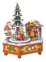 Hubrig 104H3003 Hubrig Music Box-Christmas Time "Ring, Little Bell"