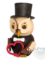 37319 Mini  Owl Bridegroom Figurine 3 1/2 inches