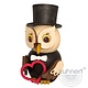 Kuhnert 37319 Mini  Owl Bridegroom Figurine 3 1/2 inches