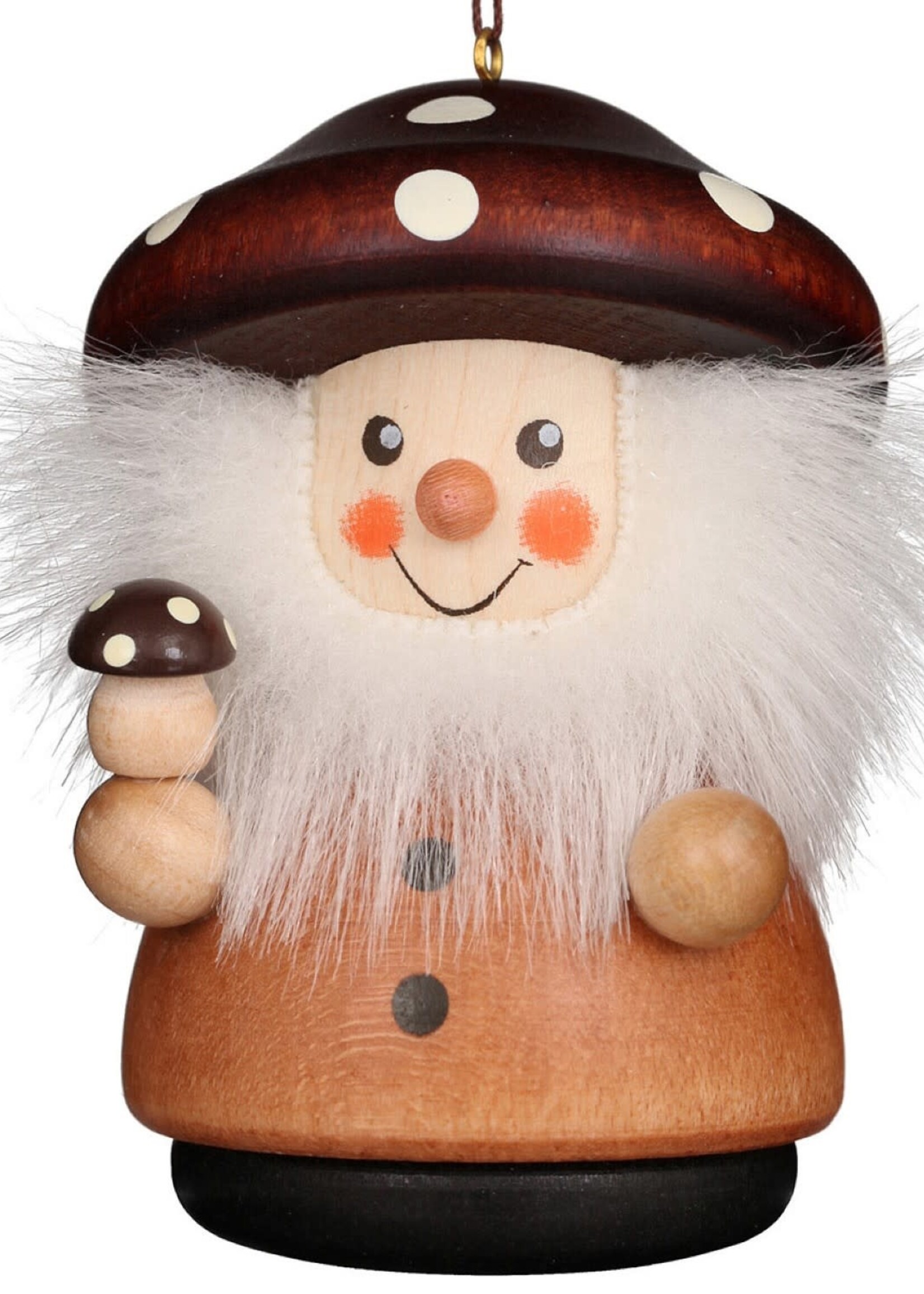 Christian Ulbricht 15-0211 Ulbricht Ornament - Mushroom Man  (Wobble)