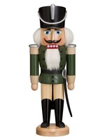 Seiffener Volkskunst eG 11212/4 Nutcracker - Green  Hussar  11 inches