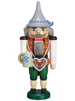 Seiffener Volkskunst eG 11955 Nutcracker - Original Bavarian from the Erzgebirge / Seiffen Festbayer - 10 inches