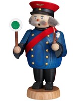 Seiffener Volkskunst eG 12667 Smoker-Railroad Worker 7-1/2 inches