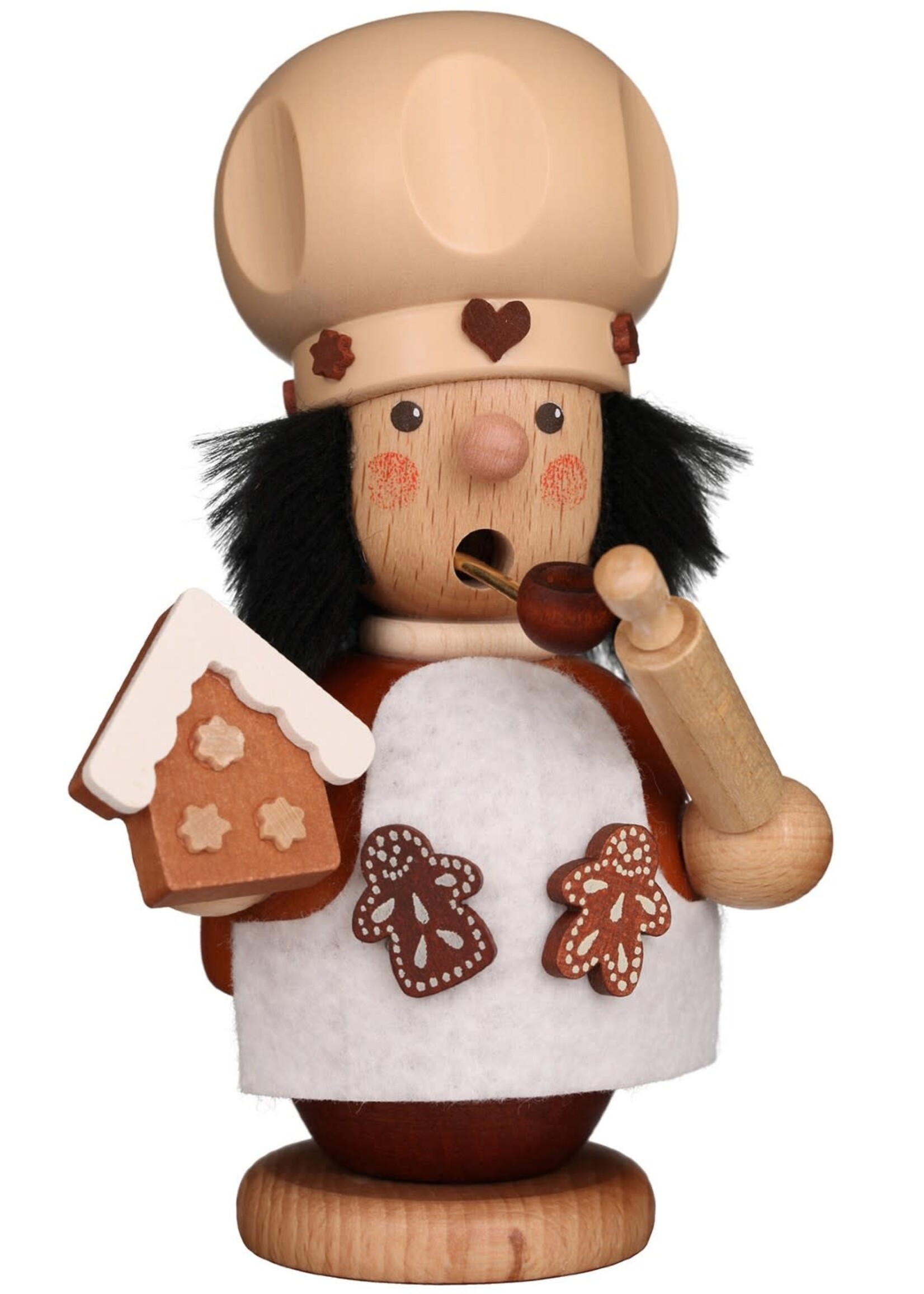 Christian Ulbricht 1-541 Ulbricht Smoker- Gingerbread Baker (Natural) 5.2IN