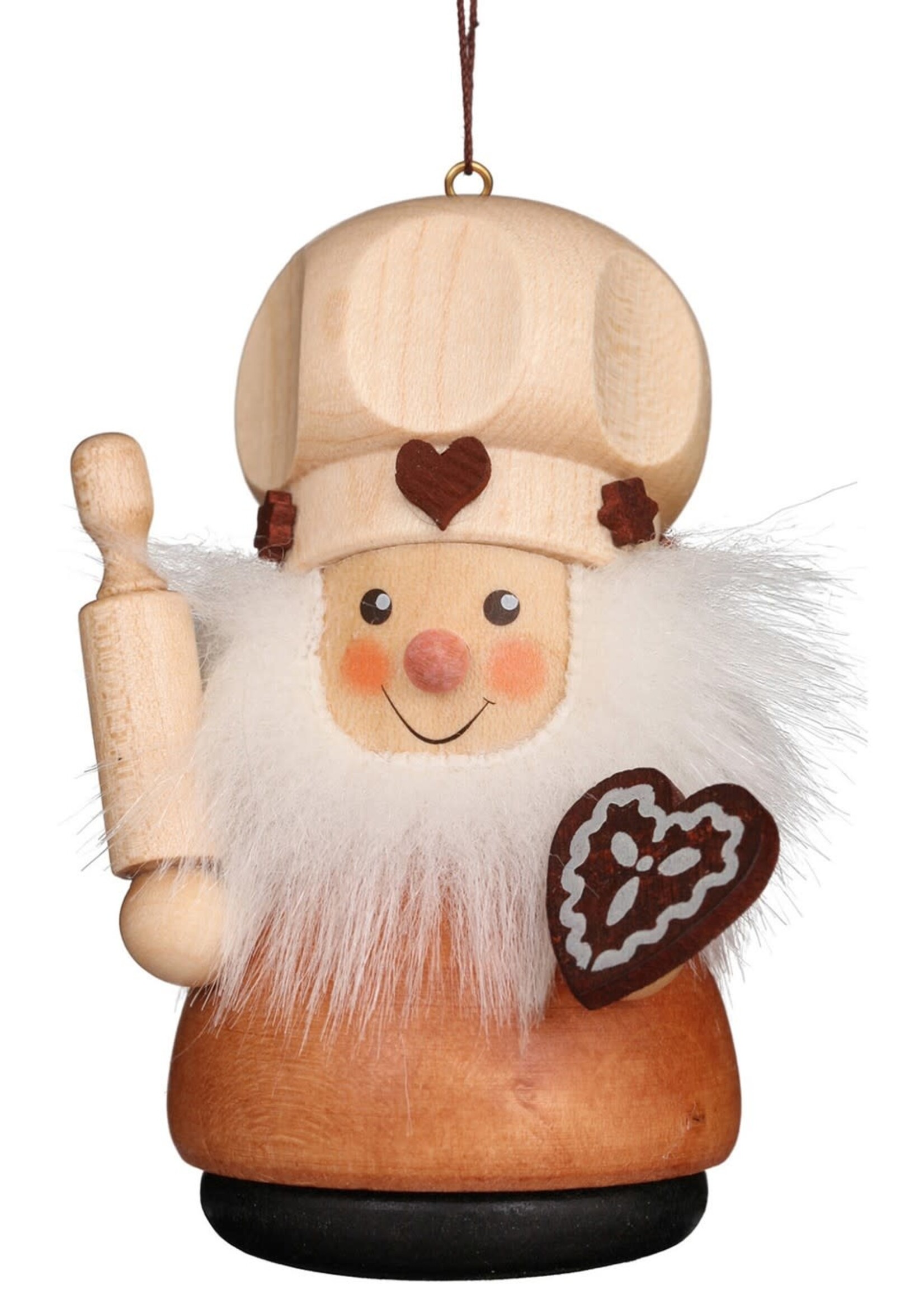 Christian Ulbricht 15-0201 Ulbricht Ornament -  Gingerbread Baker Natural (Wobble)