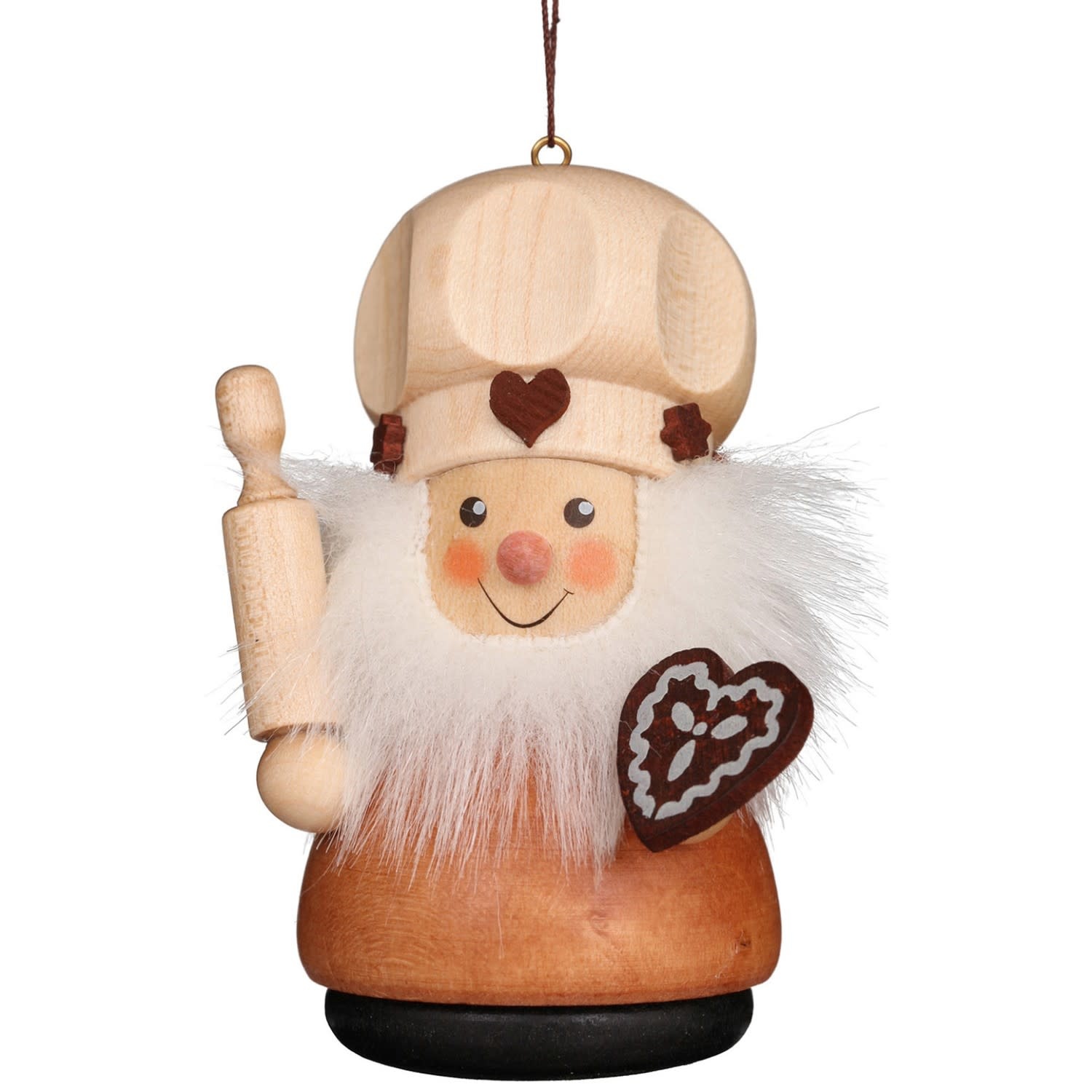 Christian Ulbricht 15-0201 Ulbricht Ornament -  Gingerbread Baker Natural (Wobble)