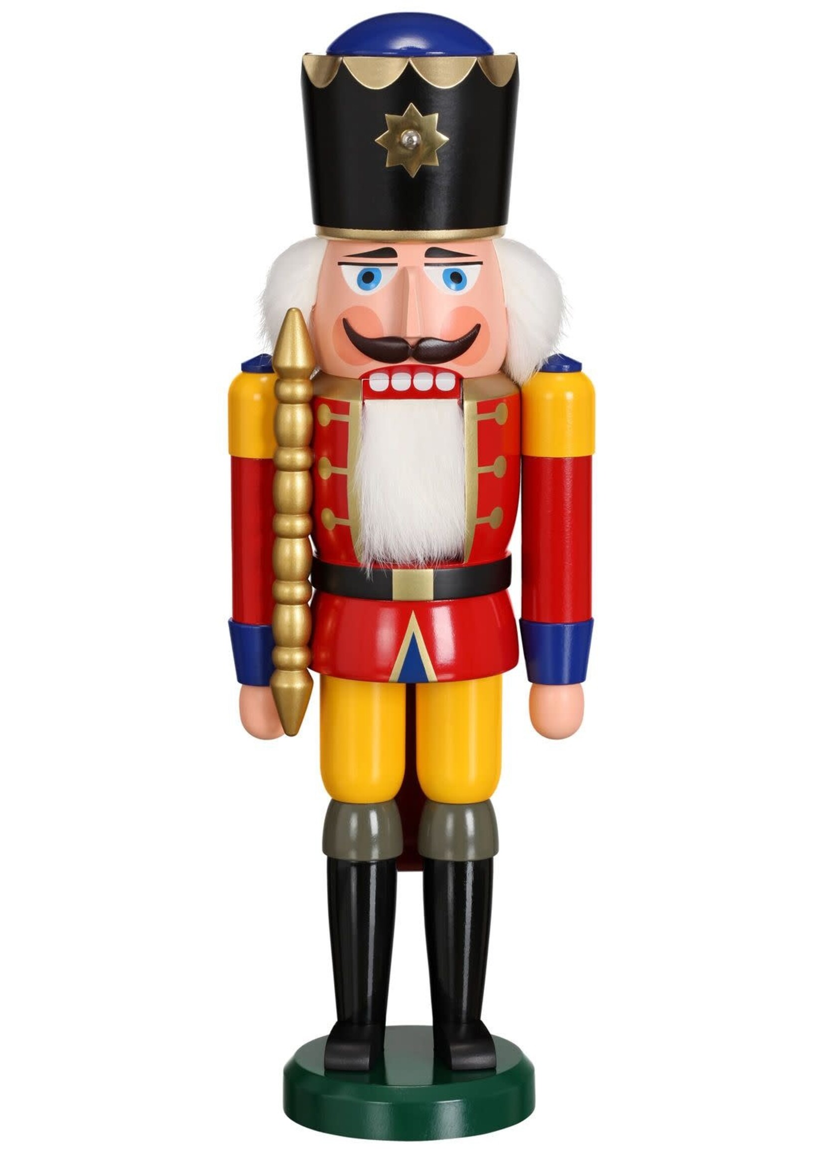 Seiffener Volkskunst eG 11201/1 Nutcracker - Red King  (Large)  15 inches