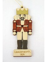 19307/2 Leavenworth Nutcracker Ornament 3 1/4 inches