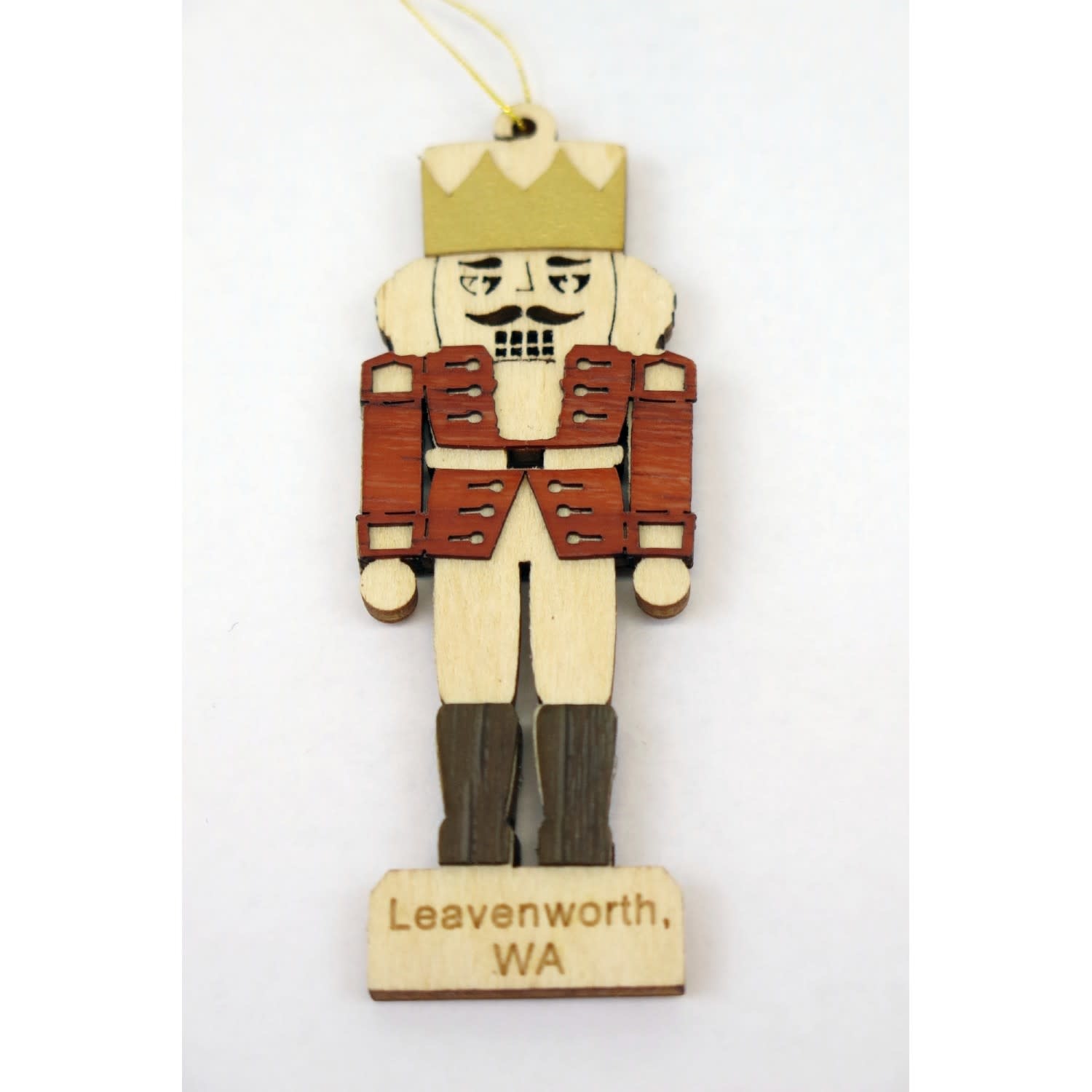 Kuhnert 19307/2 Leavenworth Nutcracker Ornament 3 1/4 inches