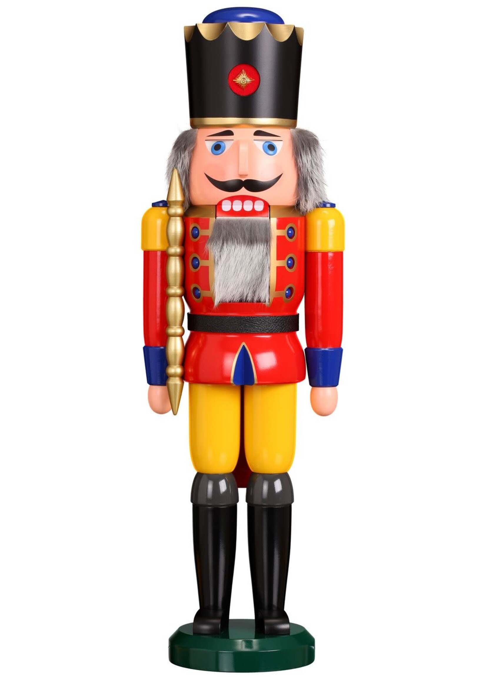Seiffener Volkskunst eG 11801/1 Nutcracker King Seiffen Height  - 24 inches