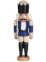 Seiffener Volkskunst eG 11311/2 Nutcracker -  King (Soft Blue) 11 inch