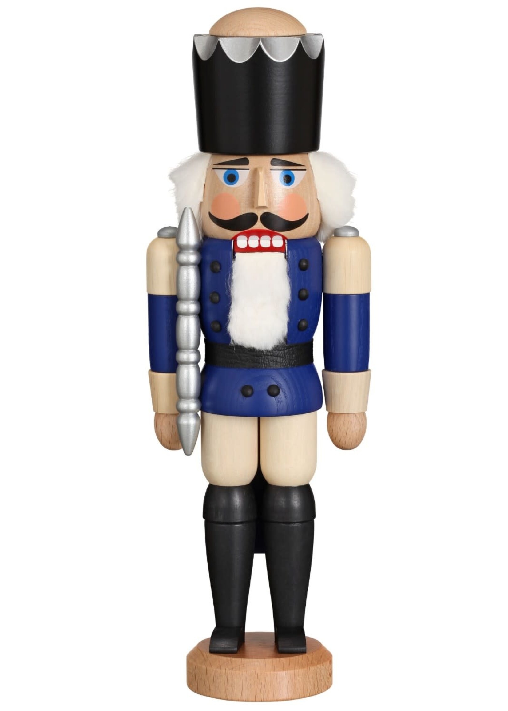 Seiffener Volkskunst eG 11311/2 Nutcracker -  King (Soft Blue)