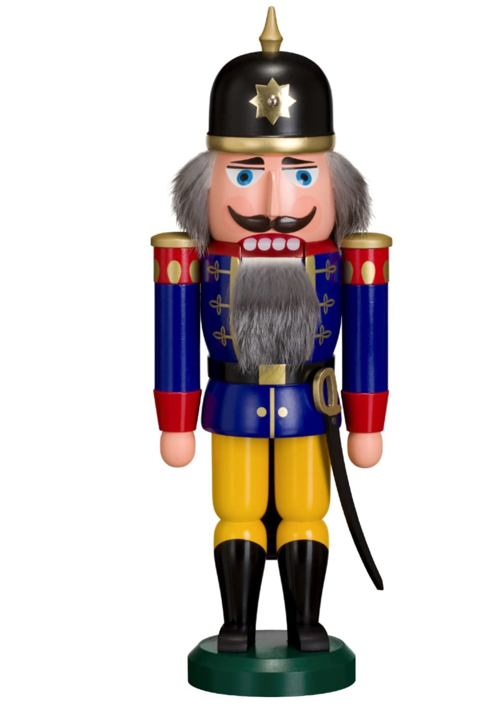 Seiffener Volkskunst eG 11205/2 Nutcracker Soldier (Blue)  15 inch