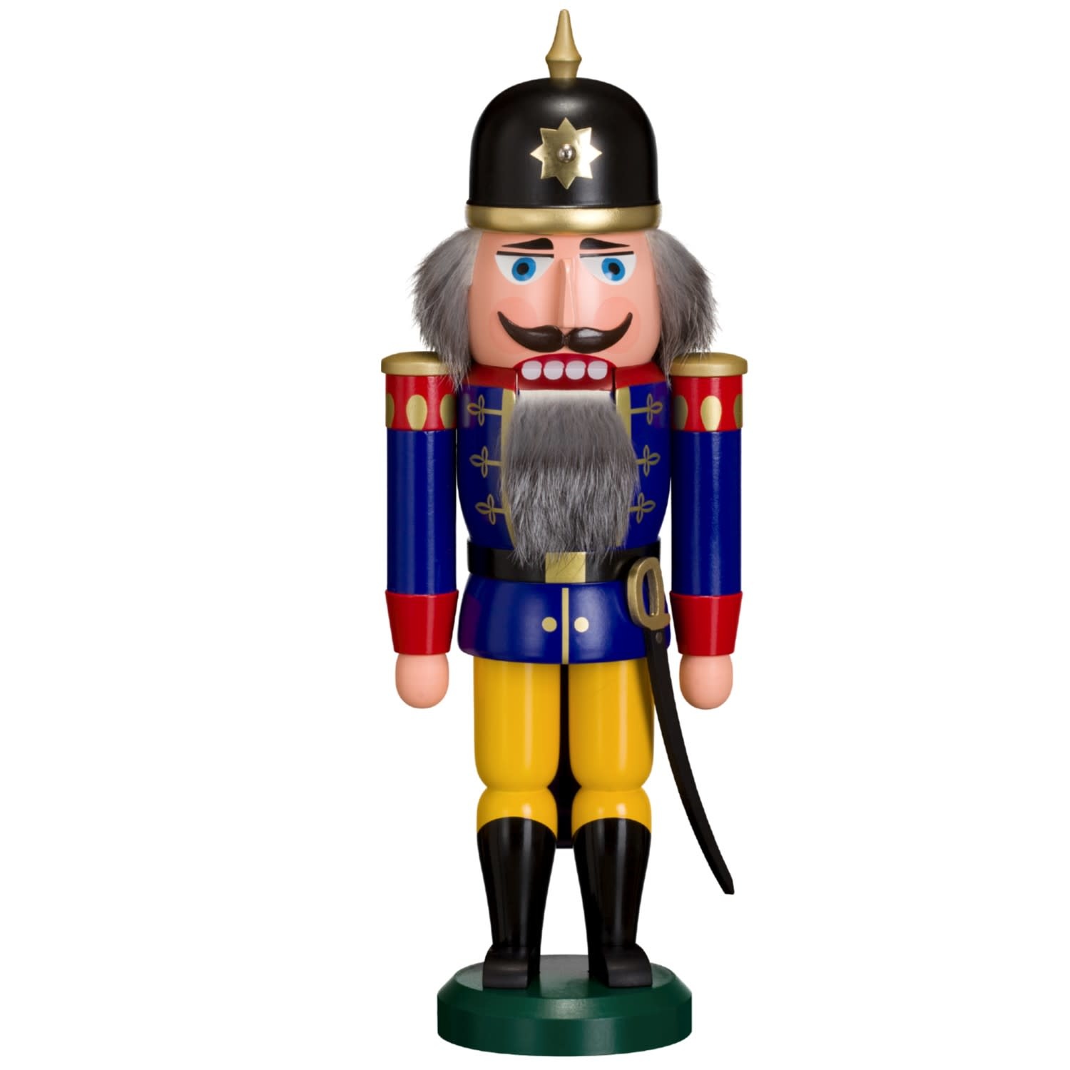 Seiffener Volkskunst eG 11205/2 Nutcracker Soldier (Blue)  15 inch