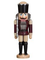Seiffener Volkskunst eG 11211/7 Nutcracker -  King (Aubergine Soft Colored) - 15.5 inches