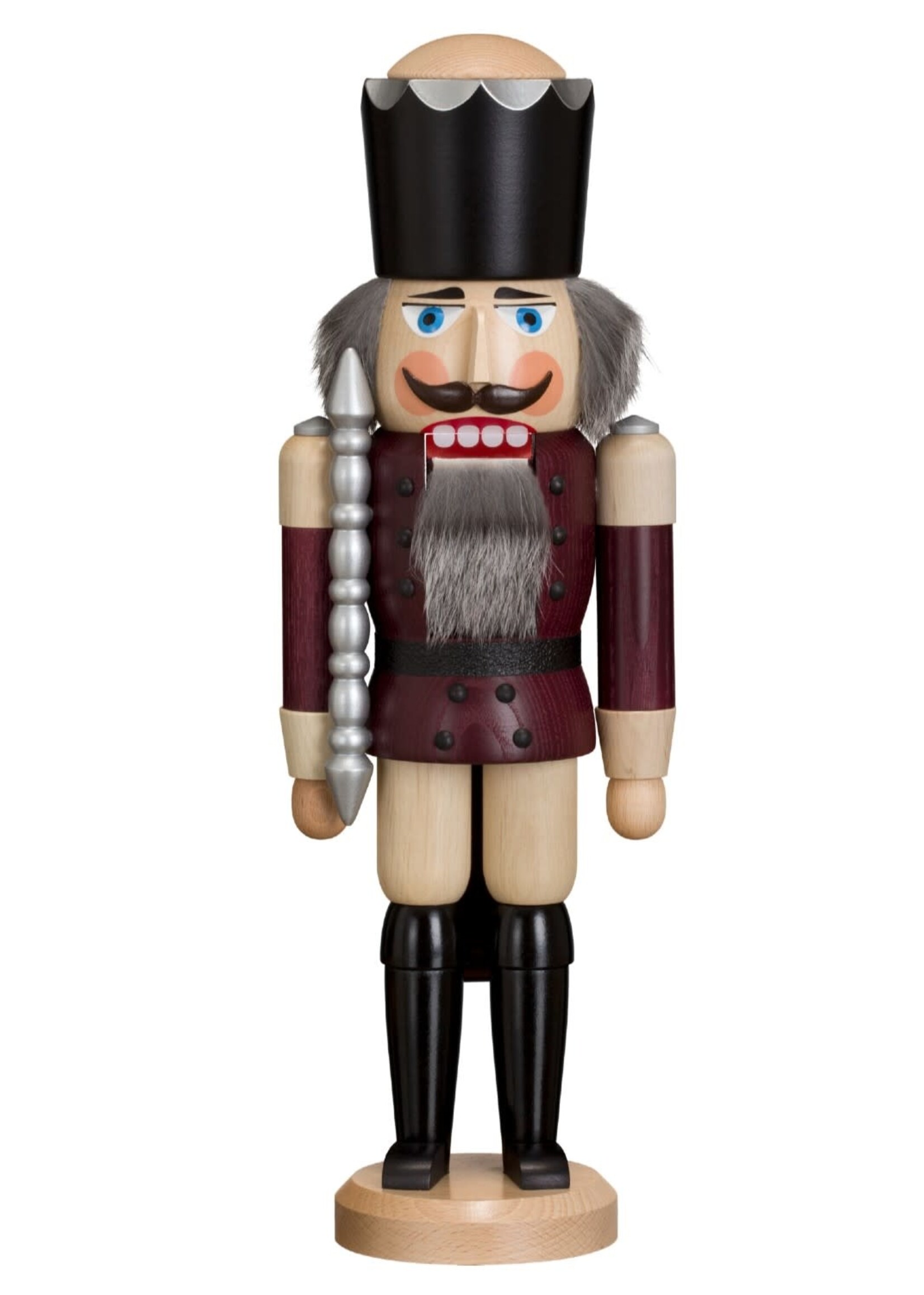 Seiffener Volkskunst eG 11211/7 Nutcracker -  King (Aubergine Soft Colored)