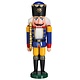 Seiffener Volkskunst eG 11201/2 Nutcracker -  King (Blue)  15 inches