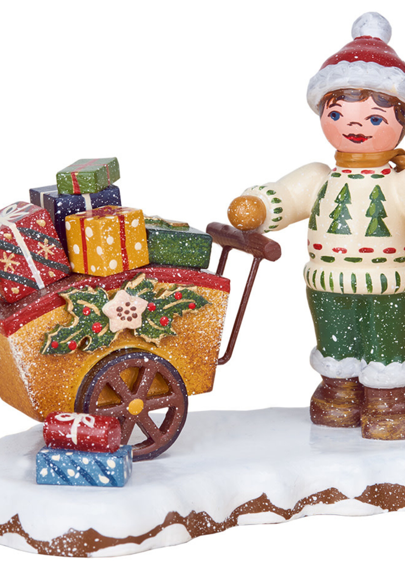 Hubrig 110h0043 Winter Children - Child with Gifts
