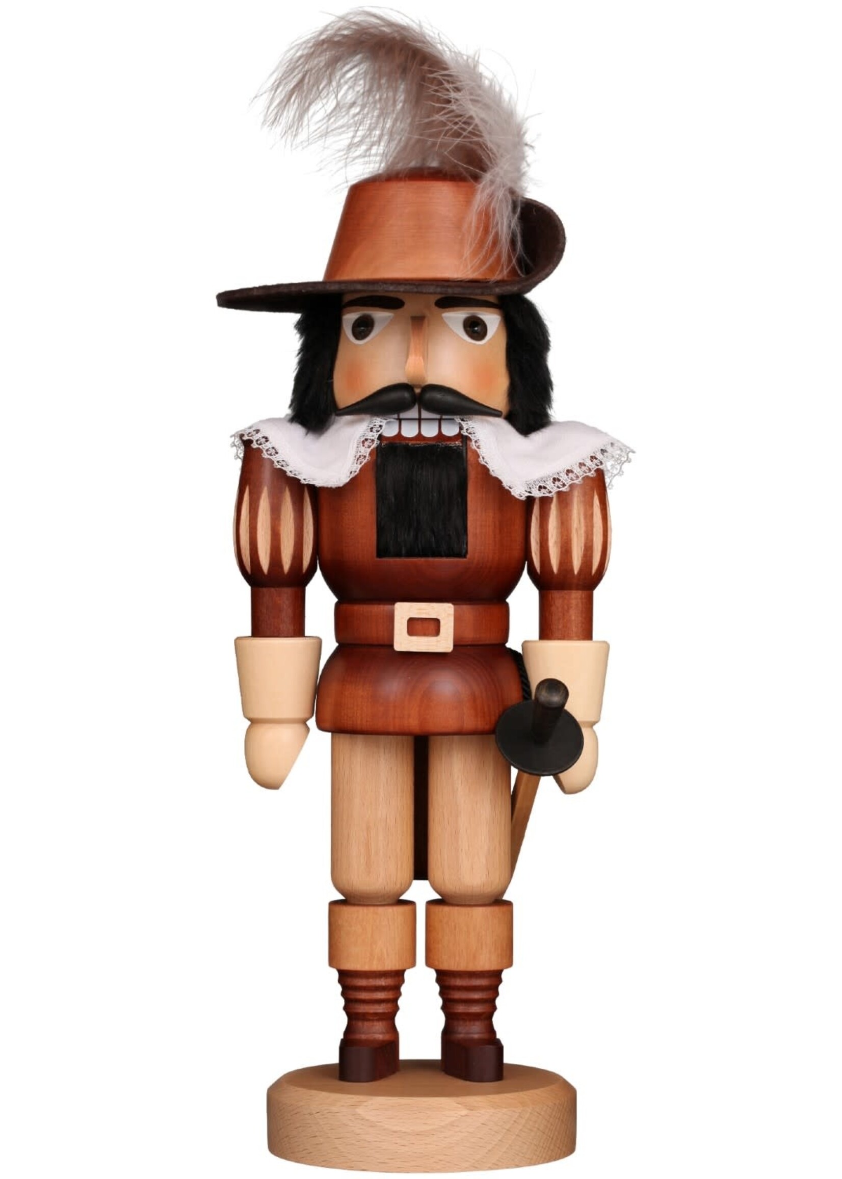 Christian Ulbricht 32-315 Ulbricht Nutcracker - Musketeer (Natural) 14 inches