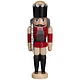 Seiffener Volkskunst eG 11311/1 Nutcracker- King Red glazed 29 cm