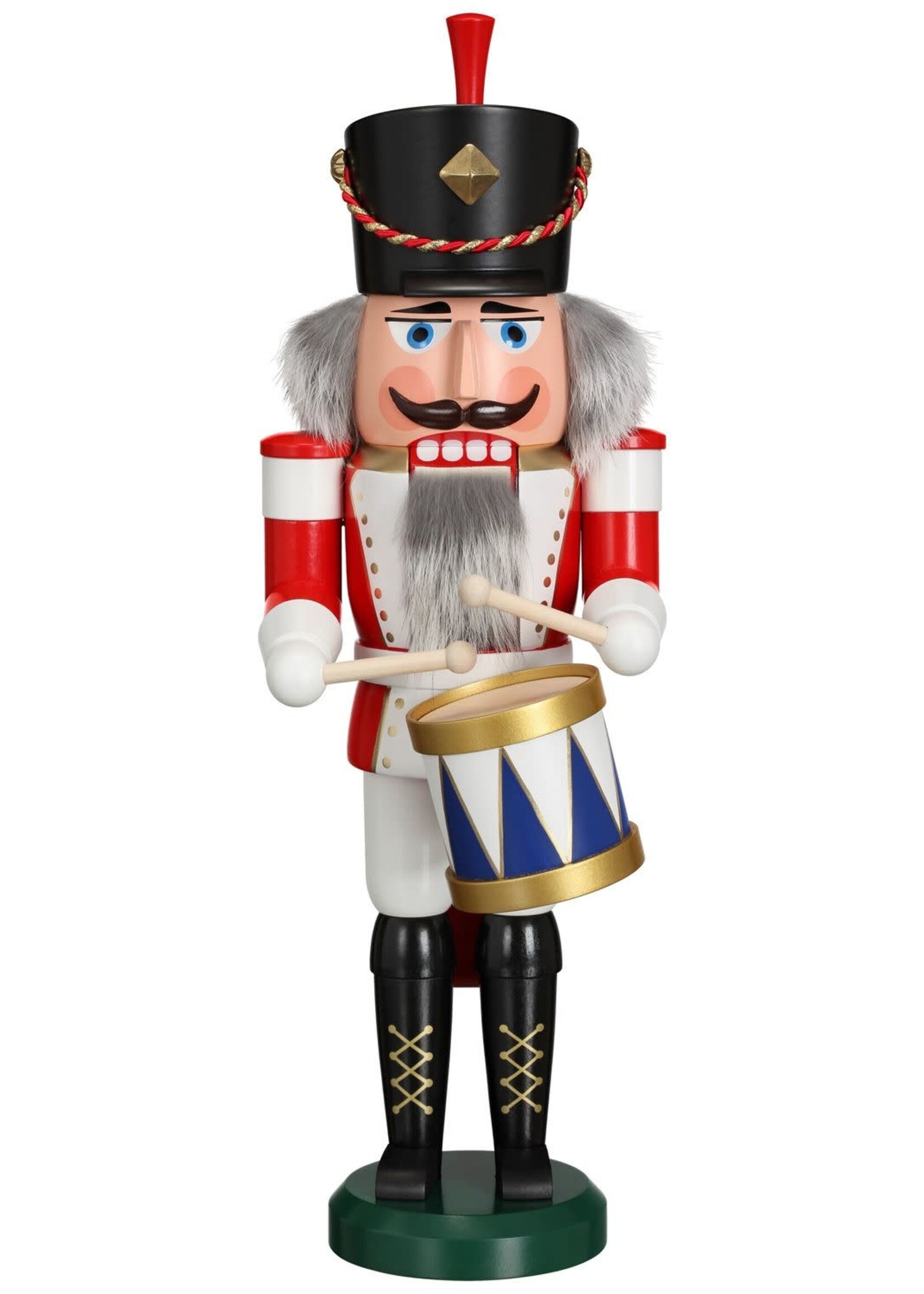 Seiffener Volkskunst eG 11241  NC- Drummer 39 cm