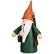 Seiffener Volkskunst eG 12325  Smoker-Hunter Gnome  16 cm (green)