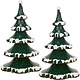 Hubrig 110h1026 Winter Children - Winter Tree - Sold as a Set  4.3 inches
