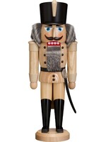 Seiffener Volkskunst eG 11202/8 Natural Hussar Nutcracker made of ash wood Height: 37 cm