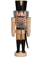 Seiffener Volkskunst eG 11302/8 Nutcracker Hussar Natural Ash Wood  11 inches