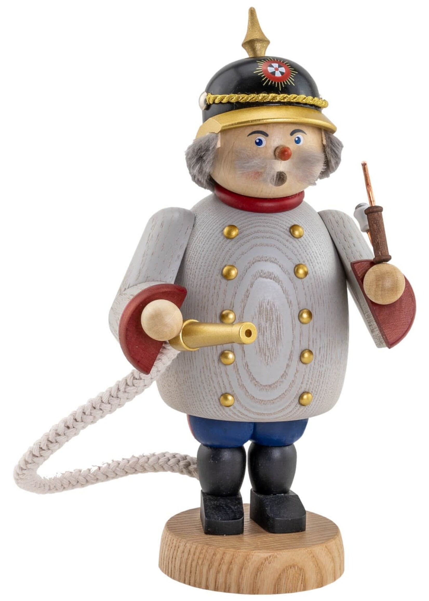Seiffener Volkskunst eG 12675 Smoker- Firefighter 8 inches
