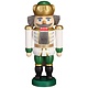 Seiffener Volkskunst eG 11471 Nutcracker King Green/White - 9 inches